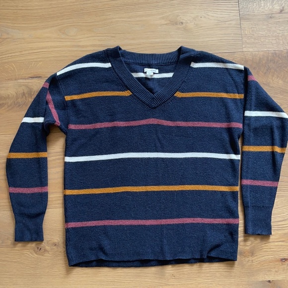 American Eagle Outfitters Sweaters - AMERICAN EAGLE OUTFITTERS blue navy striped sweater